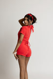 Chevron Fever Terry Playsuit